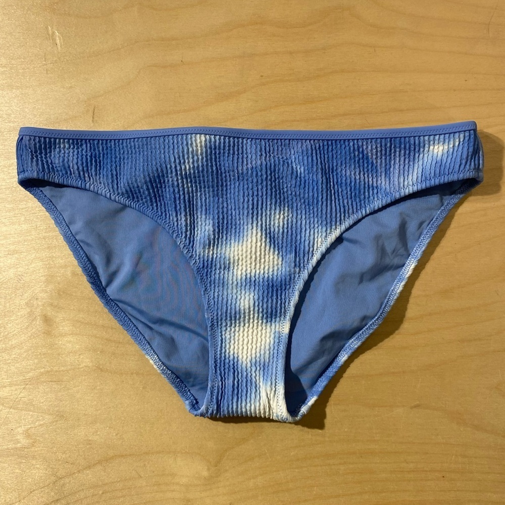 Aerie Blue Tie-Dye Bikini Bottom Large (MW)